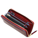 Piquadro Blue Square - Damengeldbörse 12cc 18 cm RFID (red) - Markenkoffer