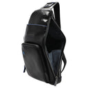 Piquadro Blue Square - Umhängetasche 36 cm (black) - Markenkoffer