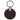 Porsche Design Circle - Schlüsselanhänger 9 cm (dark brown) - Markenkoffer