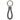 Porsche Design Keyring Leather Cord - Schlüsselanhänger (anthracite) - Markenkoffer