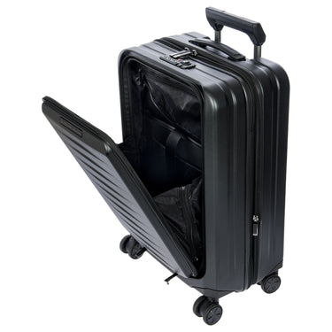 Porsche Design Roadster Hardcase - 4 - Rollen - Kabinentrolley mit Vortasche S 55 cm (black matt) - Markenkoffer