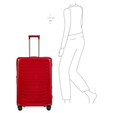 Porsche Design Roadster Hardcase - 4-Rollen-Trolley L 75 cm erw. (carmine red shiny) - Ansicht 8