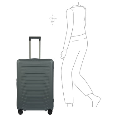 Porsche Design Roadster Hardcase - 4 - Rollen - Trolley L 75 cm erw. (grey matt) - Markenkoffer