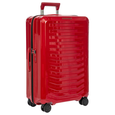 Porsche Design Roadster Hardcase - 4 - Rollen - Trolley M 69 cm erw. (carmine red shiny) - Markenkoffer