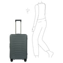 Porsche Design Roadster Hardcase - 4 - Rollen - Trolley M 69 cm erw. (grey matt) - Markenkoffer