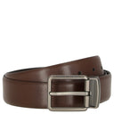 Porsche Design Soft Grain - Wende - Gürtel 35 mm (dark brown, 120) - Markenkoffer