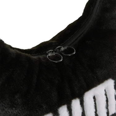 Puma Up Faux Fur Slouchy Hobo - Umhängetasche 31.5 cm (black) - Markenkoffer