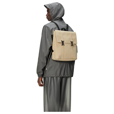 Rains MSN Bag Mini - Rucksack 34 cm RFID (sand) - Markenkoffer