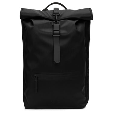 Rains Rolltop - Rucksack 16" 48 cm (black grain) - Markenkoffer