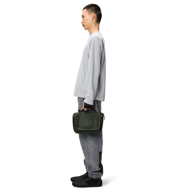 Rains Texel - Kulturbeutel zum Aufhängen 27 cm (green) - Markenkoffer