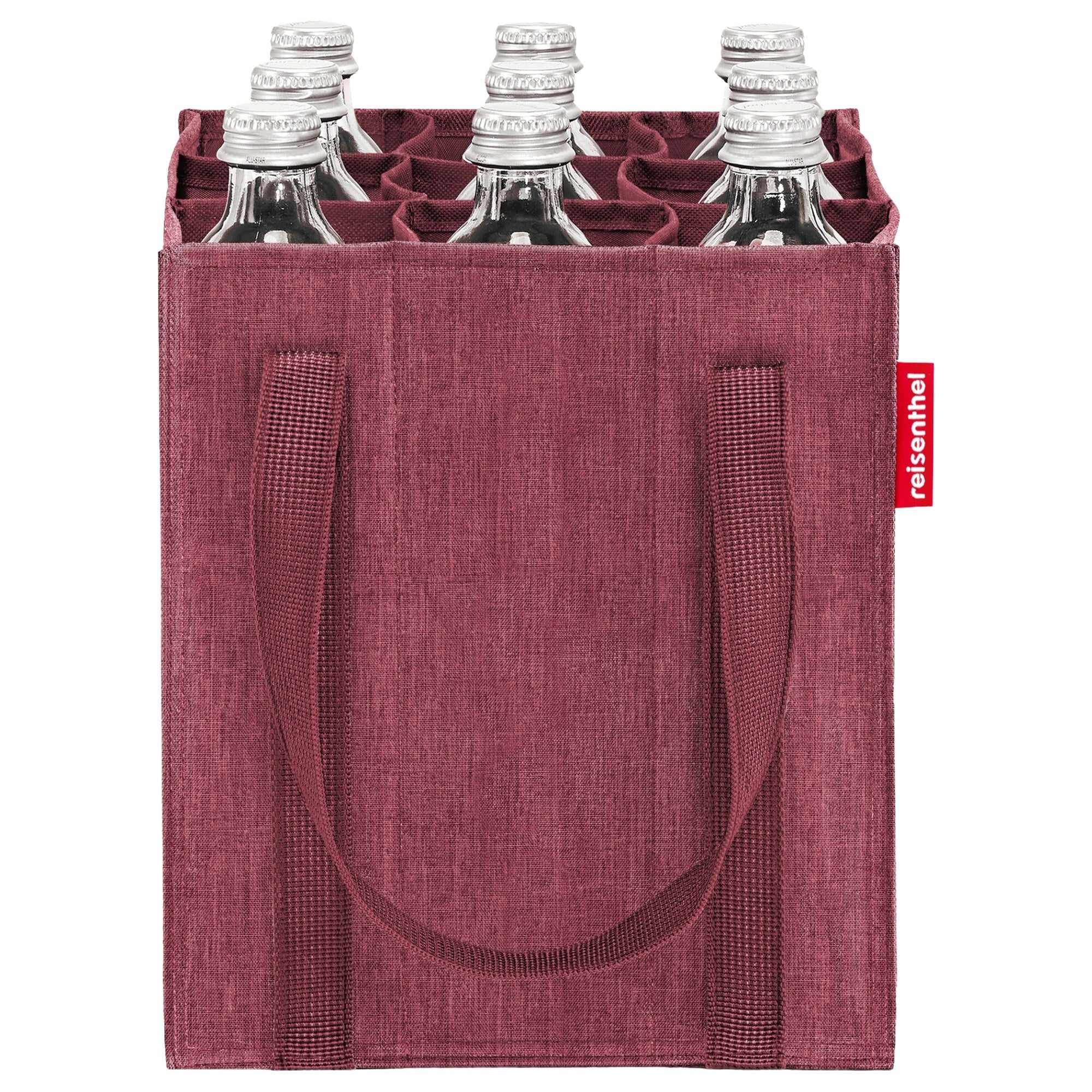 reisenthel bottlebag Signature Red - 9 compartments, easy recycling of bottles, carrying straps reisenthel bottlebag Signature Red - 9 compartments, easy recycling of bottles, carrying straps