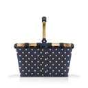reisenthel carrybag - Einkaufskorb (frame metallic dots blue) - Markenkoffer