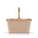 reisenthel carrybag - Einkaufskorb (frame metallic dots coffee) - Markenkoffer
