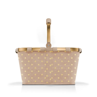 reisenthel carrybag - Einkaufskorb (frame metallic dots coffee) - Markenkoffer