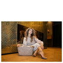 reisenthel carrybag - Einkaufskorb (frame metallic dots coffee) - Markenkoffer