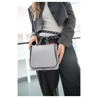reisenthel cosmetics toiletbag - Kulturbeutel 20 cm (herringbone grey) - Markenkoffer