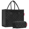 reisenthel Daily Shopper - Geschenkset 2 tlg. (glossy dots black)
