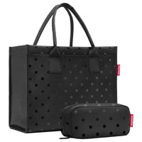 reisenthel Daily Shopper - Geschenkset 2 tlg. (glossy dots black) - Markenkoffer