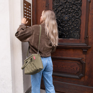 reisenthel Daily Shopper - Shopper XS 27 cm (rhombus olive) - Markenkoffer