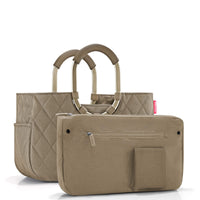 reisenthel loopshopper M / Shopper 40 cm (frame rhombus olive) - Markenkoffer