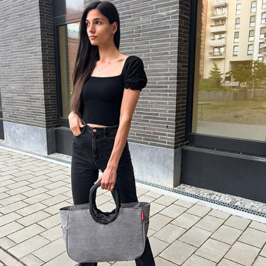 reisenthel loopshopper M / Shopper 40 cm (frame twist silver) - Markenkoffer