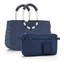 reisenthel loopshopper M / Shopper 40 cm (herringbone dark blue) - Markenkoffer