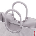 reisenthel shopping loopshopper L - Einkaufstasche mit Bügel 46 cm (cord grey) - Markenkoffer