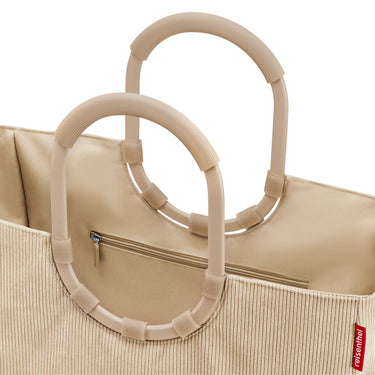 reisenthel shopping loopshopper L - Einkaufstasche mit Bügel 46 cm (cord sand) - Markenkoffer