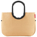 reisenthel shopping loopshopper L - Einkaufstasche mit Bügel 46 cm (frame raffia black) - Markenkoffer