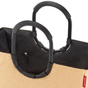 reisenthel shopping loopshopper L - Einkaufstasche mit Bügel 46 cm (frame raffia black) - Markenkoffer