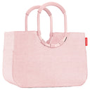 reisenthel shopping loopshopper L - Einkaufstasche mit Bügel 46 cm (frame twist blush) - Markenkoffer