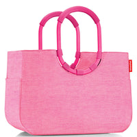 reisenthel shopping loopshopper L - Einkaufstasche mit Bügel 46 cm (frame twist pink) - Markenkoffer
