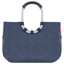 reisenthel shopping loopshopper L - Einkaufstasche mit Bügel 46 cm (herringbone dark blue) - Markenkoffer