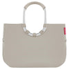 reisenthel shopping loopshopper L - Einkaufstasche mit Bügel 46 cm (herringbone sand)