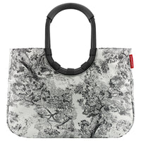 reisenthel shopping loopshopper L - Einkaufstasche mit Bügel 46 cm (jacquard grey) - Markenkoffer