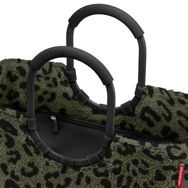 reisenthel shopping loopshopper L - Einkaufstasche mit Bügel 46 cm (teddy leo olive) - Markenkoffer