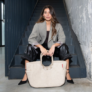 reisenthel shopping loopshopper L - Einkaufstasche mit Bügel 46 cm (teddy sand) - Markenkoffer