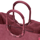 reisenthel shopping loopshopper L - Einkaufstasche mit Bügel 46 cm (twist maroon) - Markenkoffer