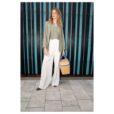 reisenthel thermo coolerbag - Kühltasche 44.5 cm (raffia blue) - Markenkoffer