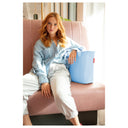 reisenthel thermo shopper - Kühltasche 38 cm (twist powder blue) - Markenkoffer