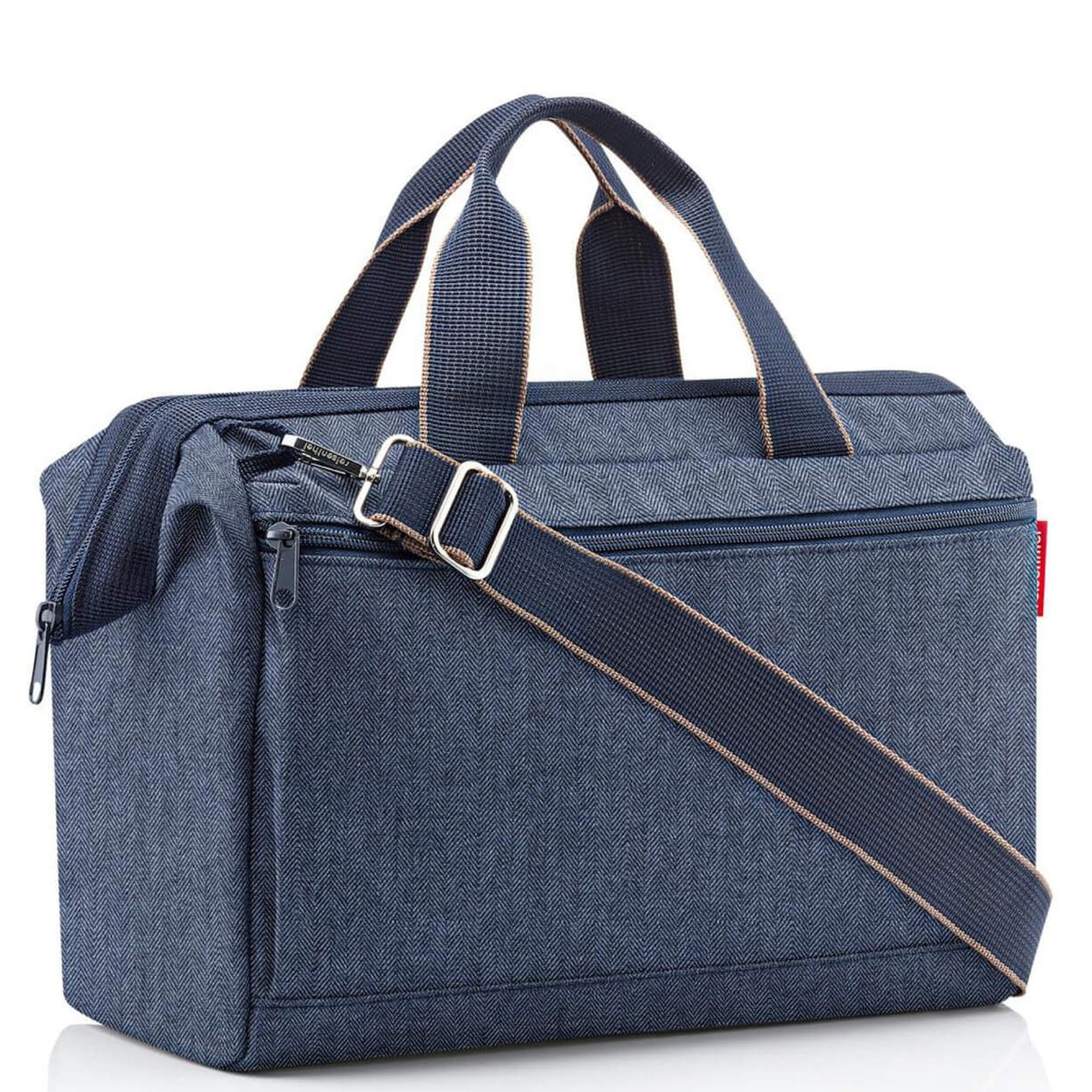 reisenthel reisetasche s reisenthel travelling allrounder S pocket herringbone dark blue