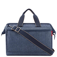 reisenthel travelling allrounder S pocket - Reisetasche 39 cm (herringbone dark blue) - Markenkoffer