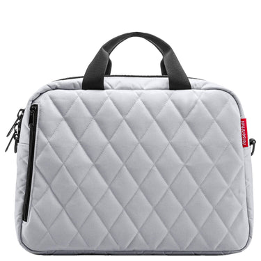 reisenthel travelling notebook bag - Aktentasche 14" 40 cm (rhombus light grey) - Markenkoffer