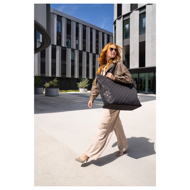 reisenthel XL - Shopper 65 cm (glossy dots black) - Markenkoffer