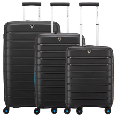 Roncato B - Flying Neon - 4 - Rollen Trolley Set 3tlg. (nero) - Markenkoffer