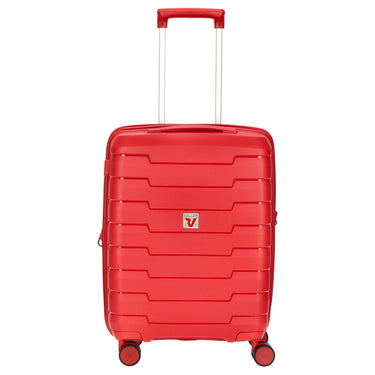 Roncato Skyline - 4 - Rollen - Kabinentrolley S 55 cm erw. USB - Anschluss (rosso) - Markenkoffer