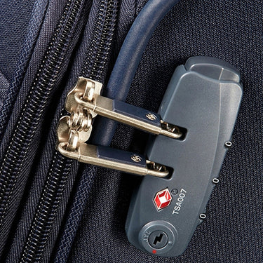 Samsonite Base Boost - 4 - Rollen - Trolley M 66 cm erw. (navy blue) - Markenkoffer