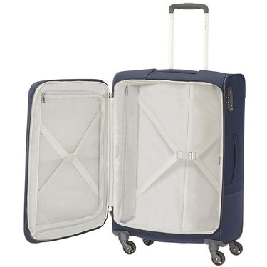 Samsonite Base Boost - 4 - Rollen - Trolley M 66 cm erw. (navy blue) - Markenkoffer