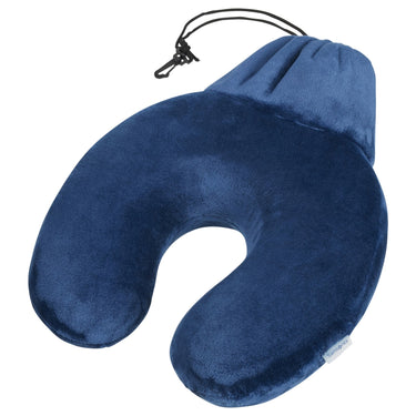 Samsonite Comfort Travelling Memory Foam Pillow + Pouch - Nackenkissen (midnight blue) - Markenkoffer