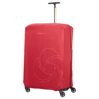 Samsonite Foldable Kofferschutzhülle XL - Regenhülle (rot) - Markenkoffer